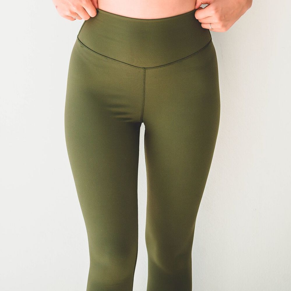 Green on sale spanx leggings